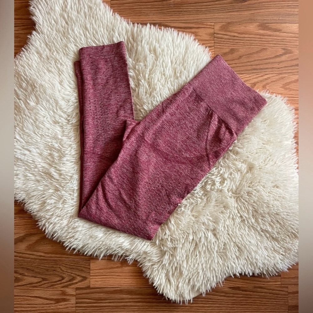 Women’s Pink Shein Workout Leggings Large
